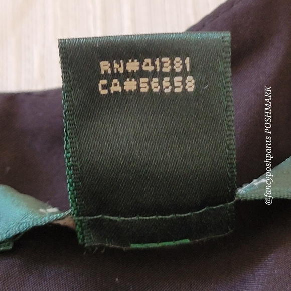 RALPH LAUREN formal tiered fully lined satiny stripe dress cocktail party dance - Picture 10 of 17